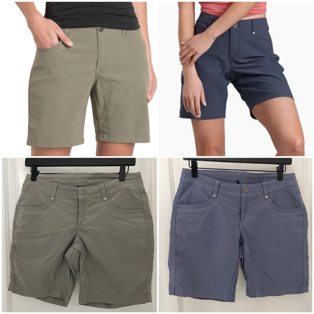 TWO Kuhl Trekr 8” Shorts Womens Hiking Gorpcore Outdoor.  11